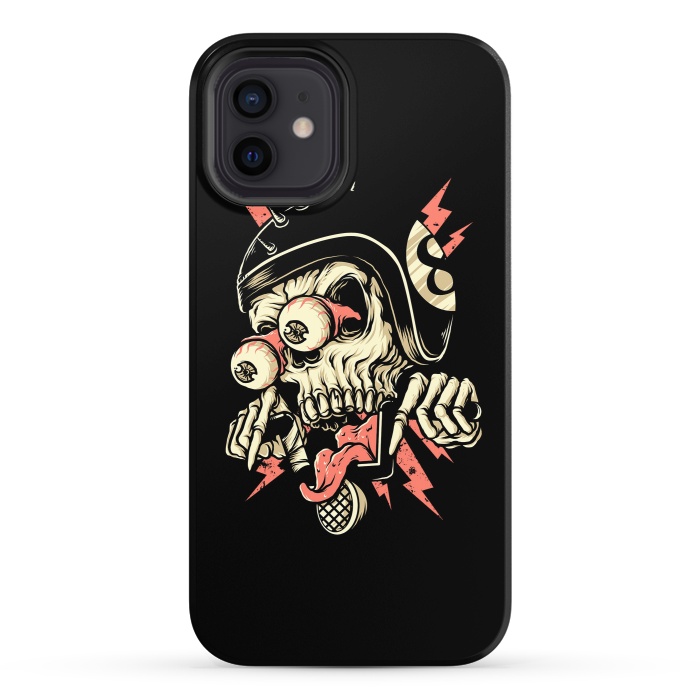 iPhone 12 StrongFit Freaky Biker by Afif Quilimo