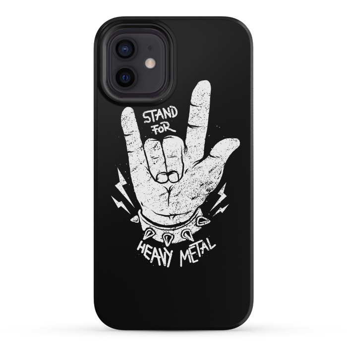 iPhone 12 mini StrongFit Stand for Heavy Metal by Afif Quilimo