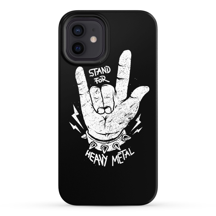 iPhone 12 StrongFit Stand for Heavy Metal by Afif Quilimo