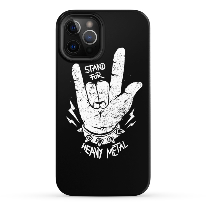 iPhone 12 Pro StrongFit Stand for Heavy Metal by Afif Quilimo