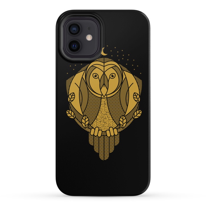 iPhone 12 StrongFit Owl Night by Afif Quilimo