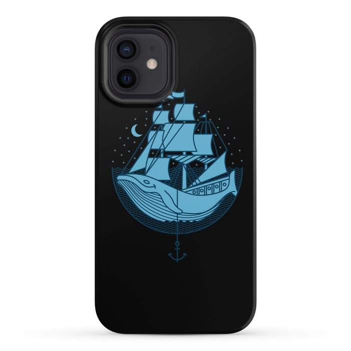 iPhone 12 StrongFit Whaleship by Afif Quilimo