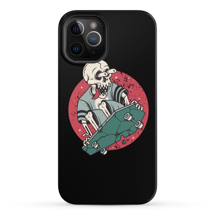 iPhone 12 Pro StrongFit Skullboarding by Afif Quilimo