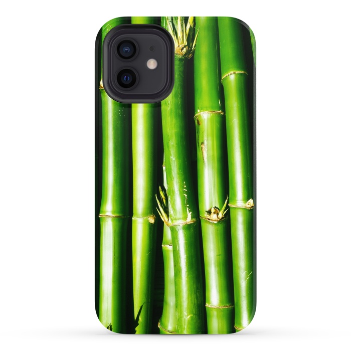 iPhone 12 StrongFit Bamboo Zen Green Nature by BluedarkArt