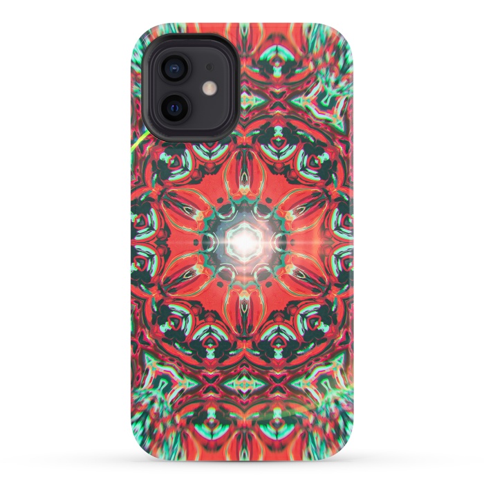 iPhone 12 StrongFit Abstract Mandala I by Art Design Works