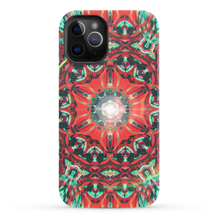 iPhone 12 Pro StrongFit Abstract Mandala I by Art Design Works