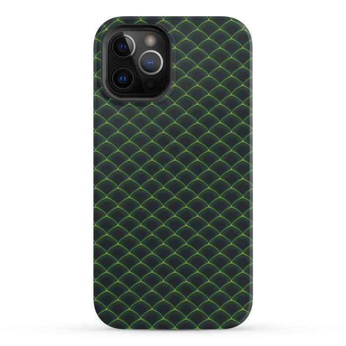 iPhone 12 Pro StrongFit Reptile Scales Pattern by Art Design Works