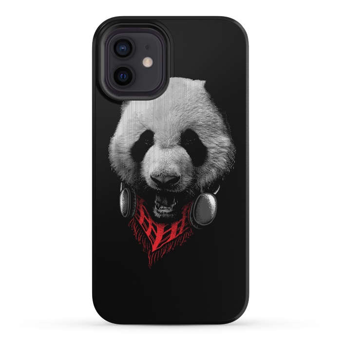 iPhone 12 mini StrongFit Panda Stylish by Afif Quilimo