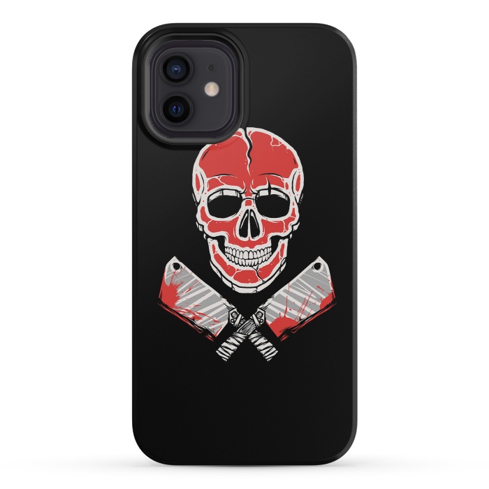 iPhone 12 mini StrongFit Skull Meat by Afif Quilimo