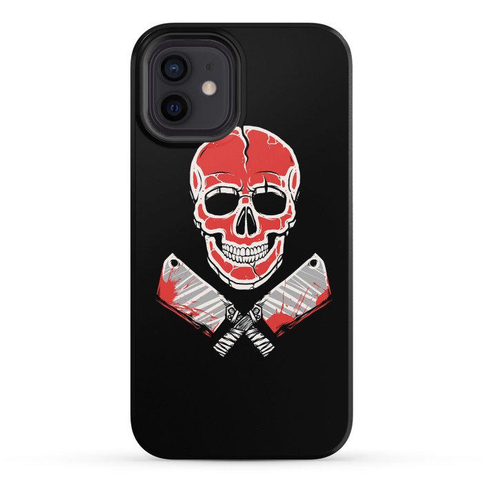 iPhone 12 StrongFit Skull Meat by Afif Quilimo