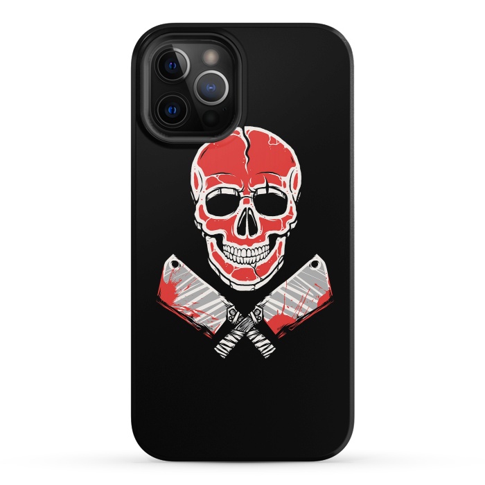 iPhone 12 Pro StrongFit Skull Meat by Afif Quilimo