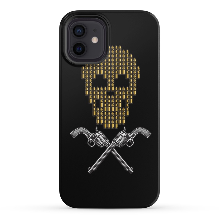 iPhone 12 mini StrongFit Skull Bullets by Afif Quilimo