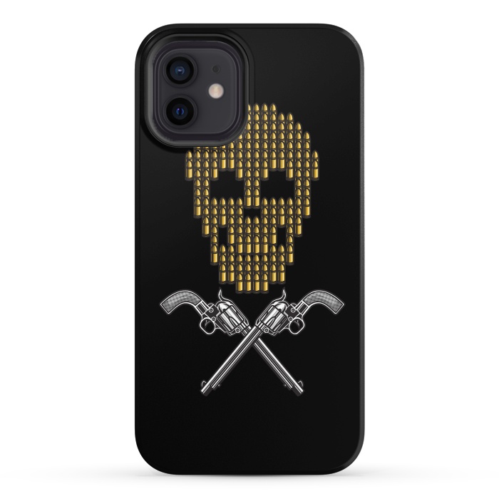 iPhone 12 StrongFit Skull Bullets by Afif Quilimo