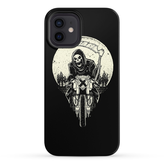 iPhone 12 StrongFit Grim Racer by Afif Quilimo