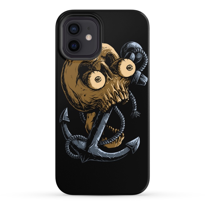 iPhone 12 StrongFit Skull Anchor by Afif Quilimo