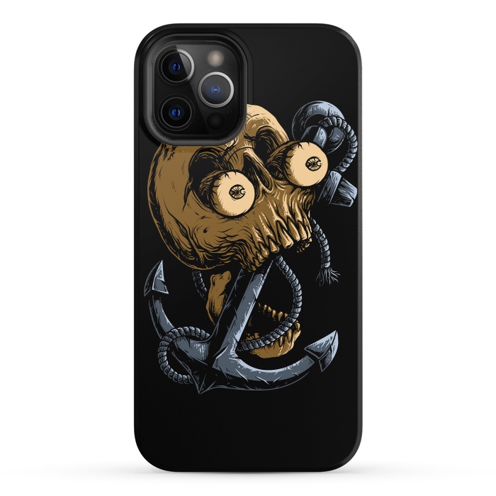 iPhone 12 Pro StrongFit Skull Anchor by Afif Quilimo