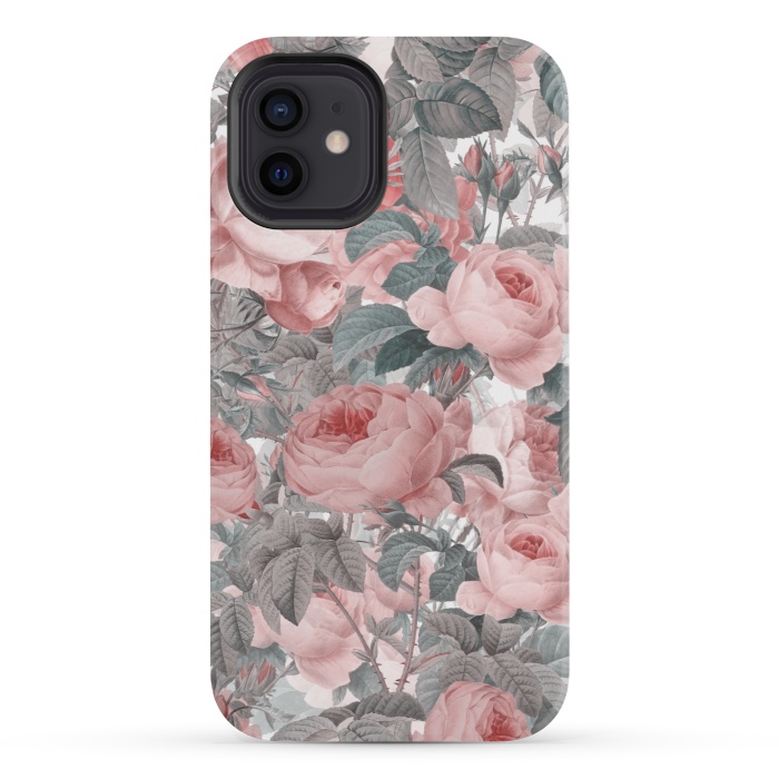iPhone 12 mini StrongFit Victorian Blush Roses by  Utart