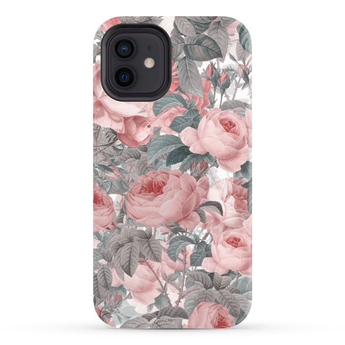 iPhone 12 StrongFit Victorian Blush Roses by  Utart
