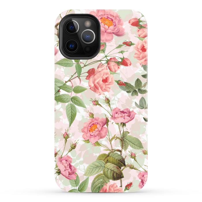 iPhone 12 Pro StrongFit Cute Vintage Roses by  Utart