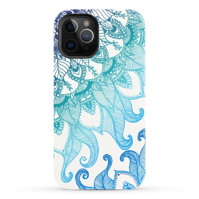 iPhone 12 Pro StrongFit Mermaid Mandala by Rose Halsey