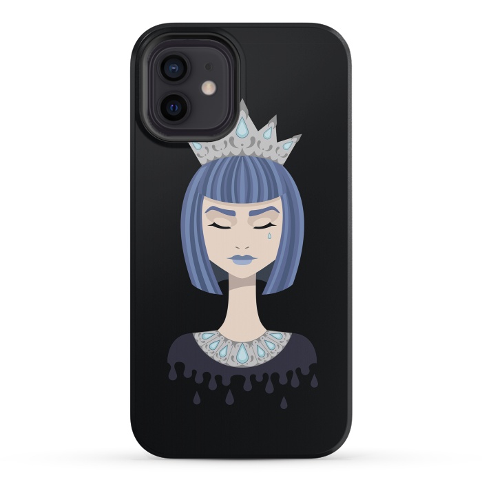 iPhone 12 mini StrongFit Queen of sorrow by Laura Nagel