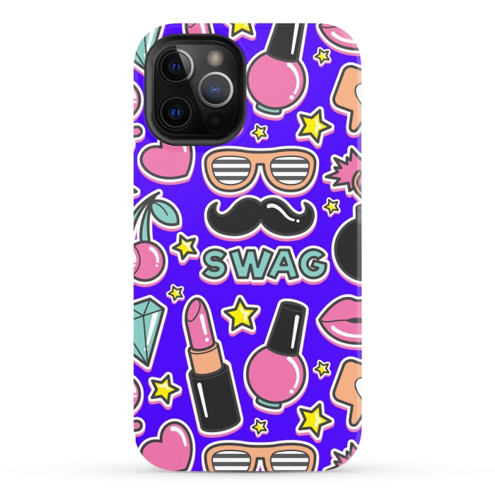 iPhone 12 Pro StrongFit Fashionable Pink Girls by ArtsCase