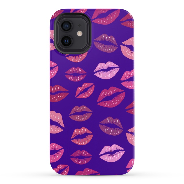 iPhone 12 StrongFit Kisses To Color by ArtsCase