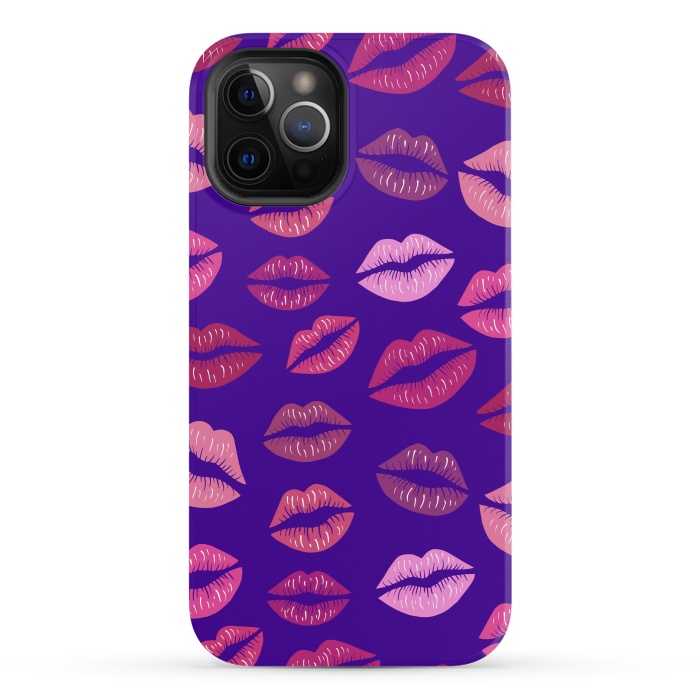 iPhone 12 Pro StrongFit Kisses To Color by ArtsCase