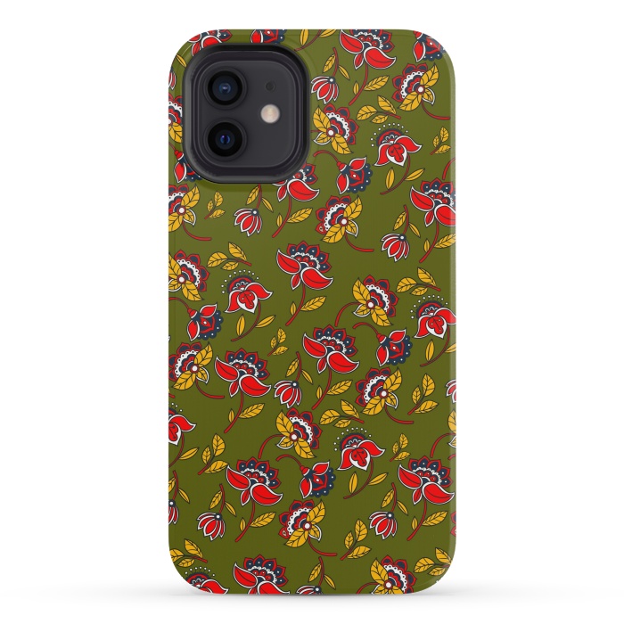 iPhone 12 mini StrongFit Summer In Olive by ArtsCase