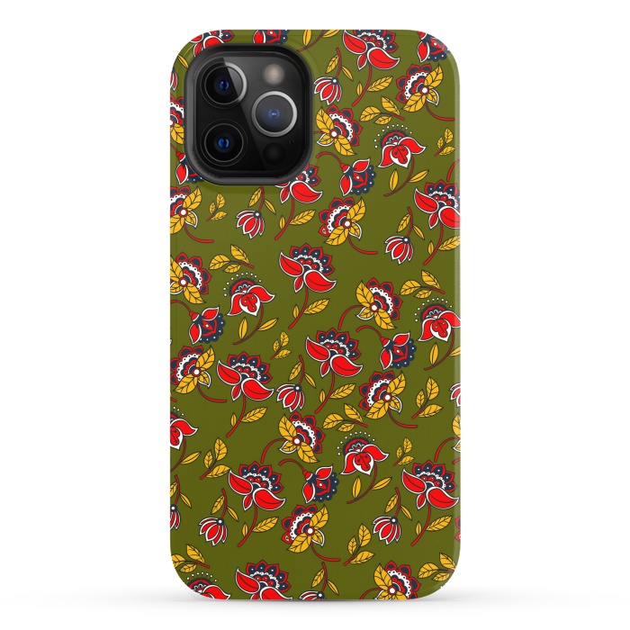 iPhone 12 Pro StrongFit Summer In Olive by ArtsCase
