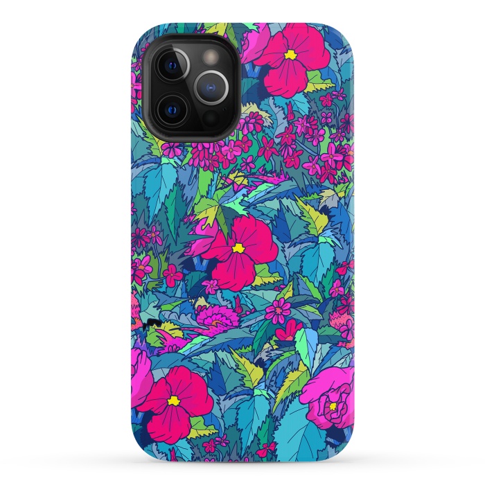 iPhone 12 Pro StrongFit Summer flowers by Steve Wade (Swade)