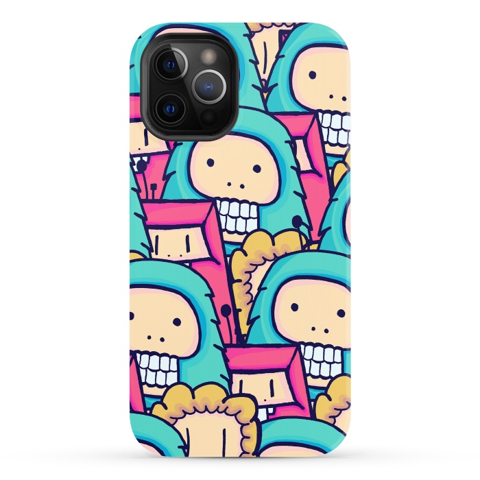 iPhone 12 Pro StrongFit Little monsters by Steve Wade (Swade)