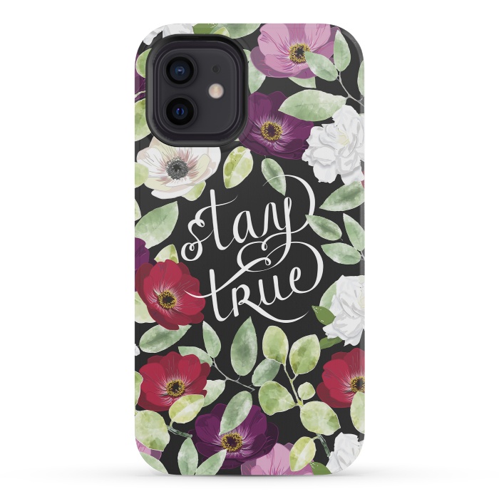 iPhone 12 mini StrongFit Stay True by Anis Illustration