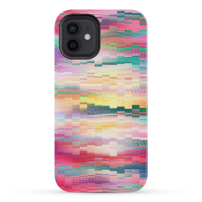 iPhone 12 mini StrongFit Abstract Vivid Pattern by Art Design Works