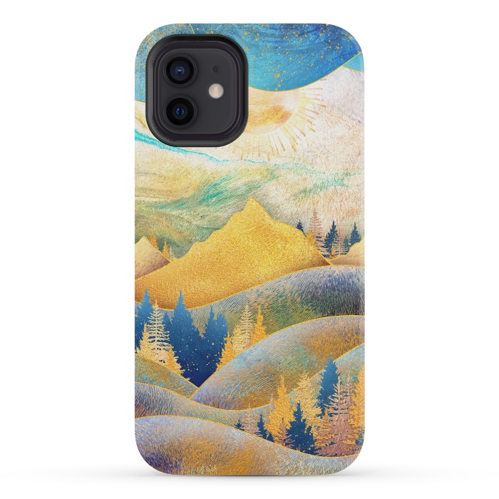 iPhone 12 mini StrongFit Beauty of Nature - Illustration III by Art Design Works