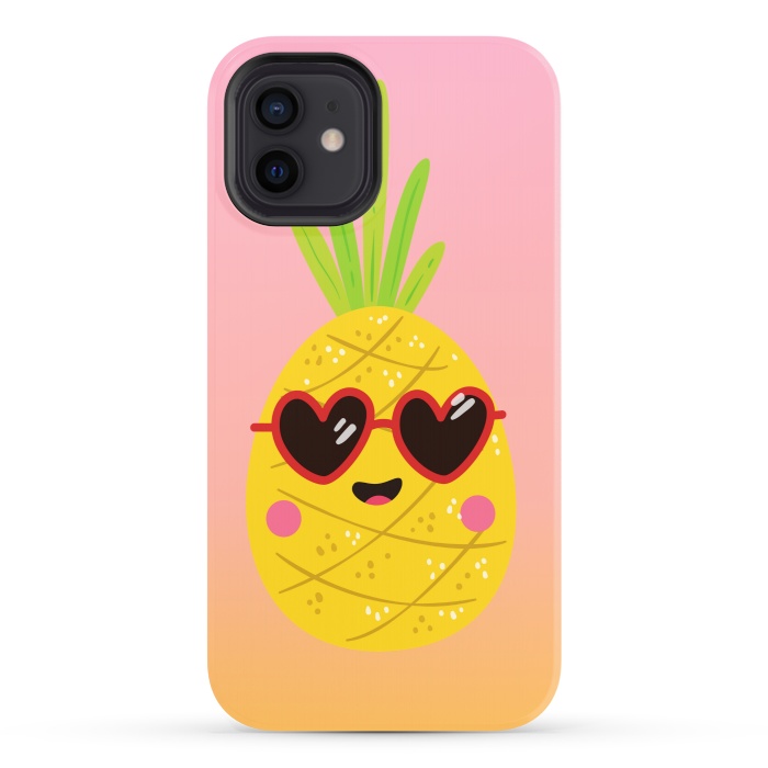 iPhone 12 StrongFit COOL PINEAPPLE by MALLIKA