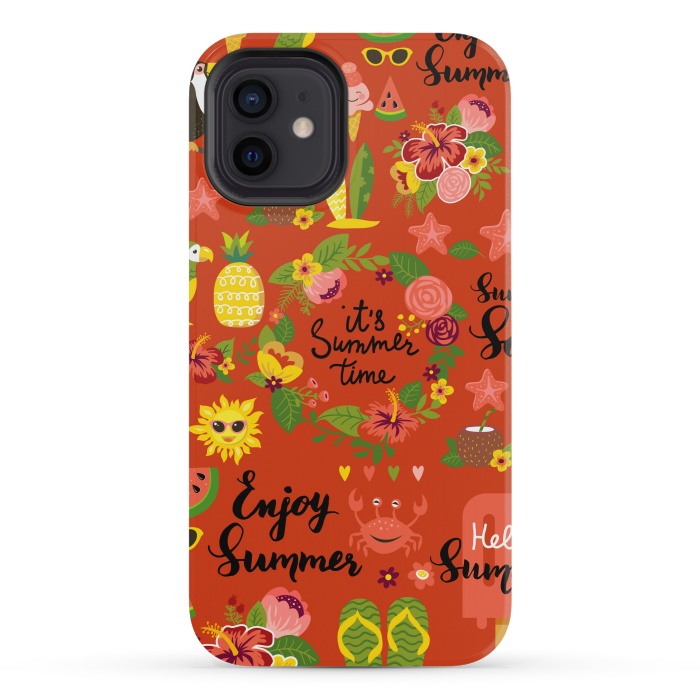 iPhone 12 mini StrongFit It´s Summer Time  by ArtsCase