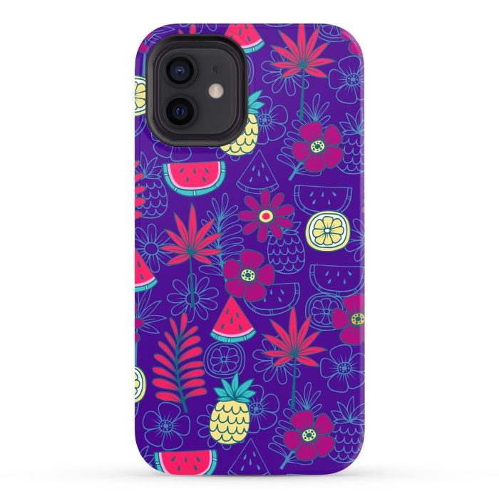 iPhone 12 StrongFit Tropical Watermelons by ArtsCase