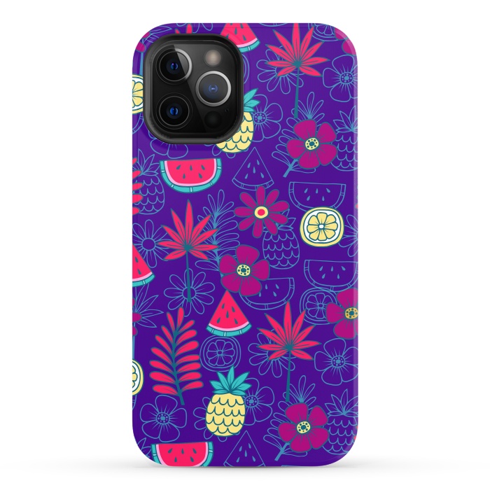 iPhone 12 Pro StrongFit Tropical Watermelons by ArtsCase