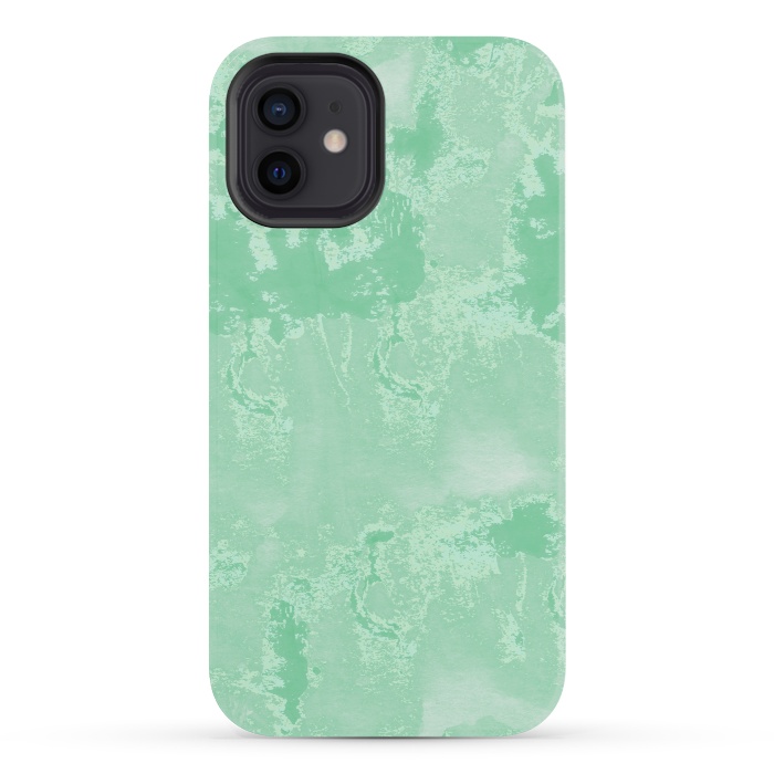 iPhone 12 mini StrongFit Sea Green Summer by Uma Prabhakar Gokhale