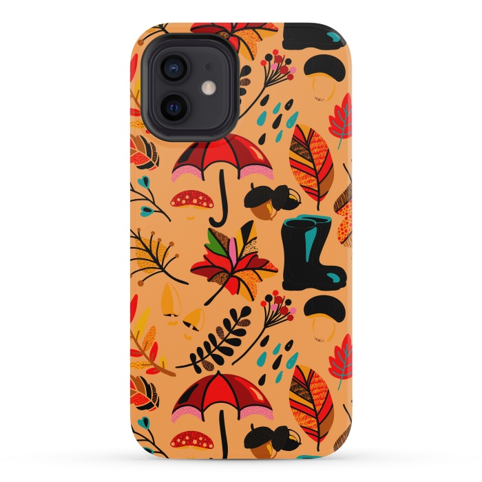 iPhone 12 mini StrongFit Fall The Leaves That The Wind Will Take by ArtsCase