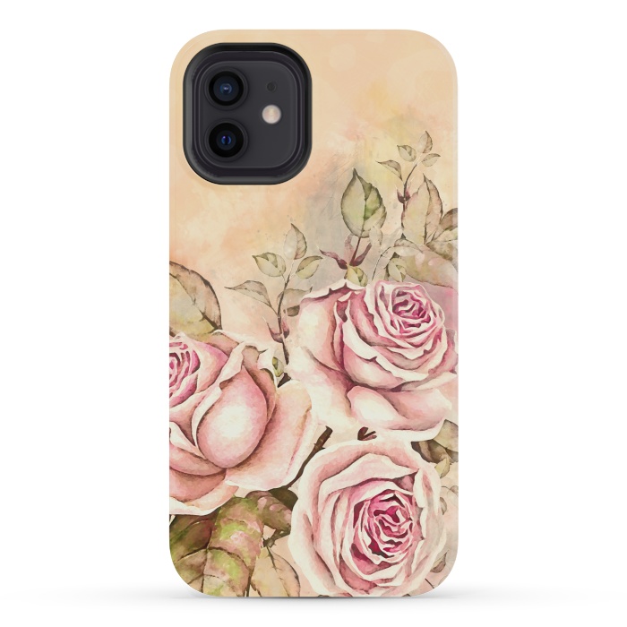 iPhone 12 mini StrongFit Sweet Rosa by Creativeaxle