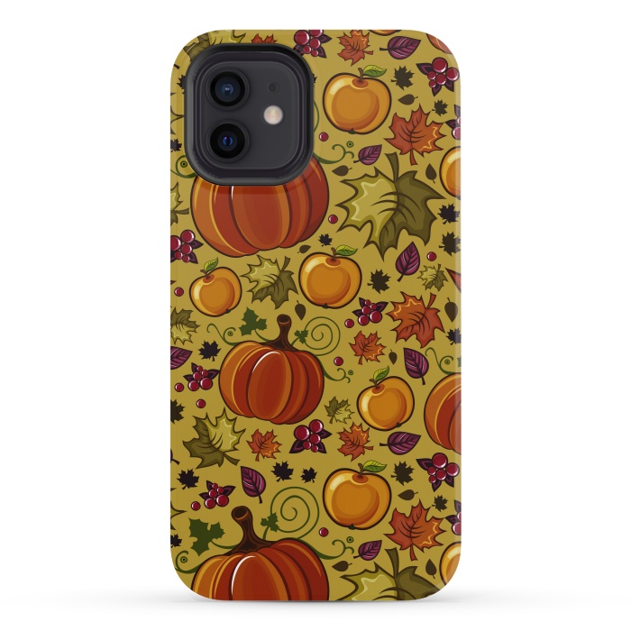 iPhone 12 mini StrongFit Pumpkin, Autumn Rich Pumpkin by ArtsCase