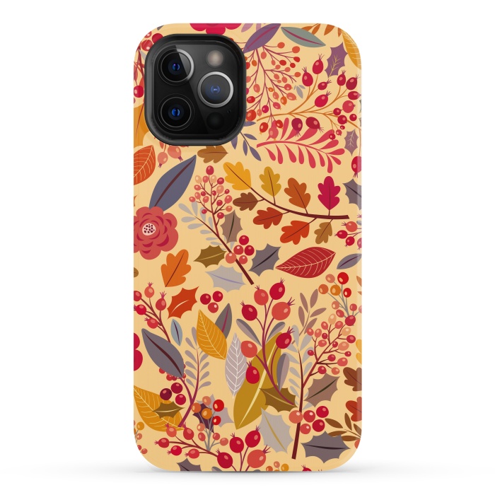 iPhone 12 Pro StrongFit Flowers With Its Autumn Touch by ArtsCase