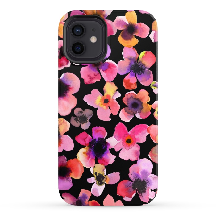 iPhone 12 StrongFit Happy Sweet Flowers by Ninola Design