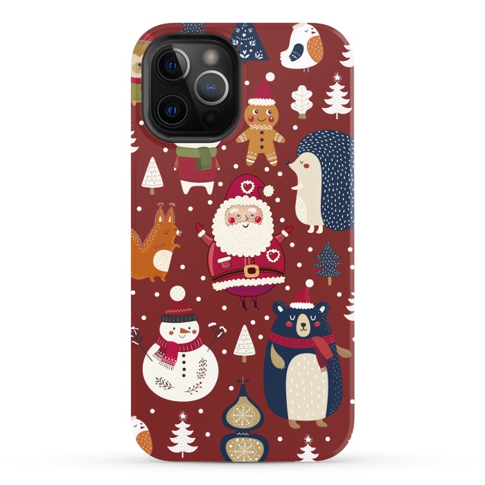 iPhone 12 Pro StrongFit Christmas Characters by ArtsCase