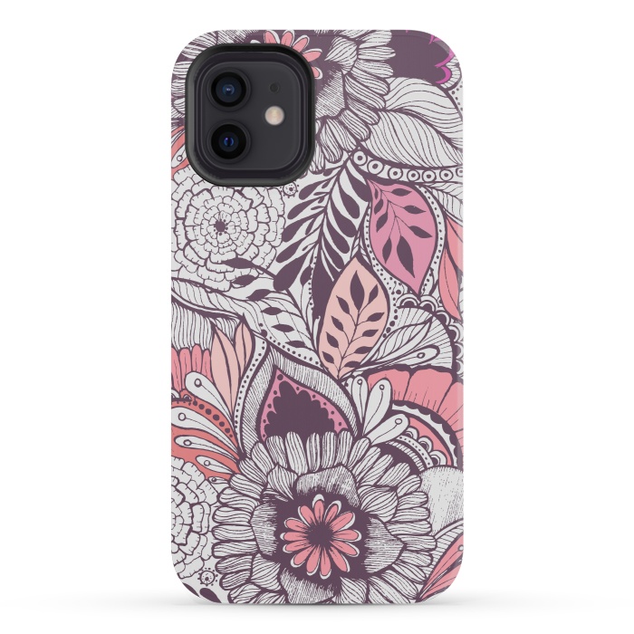 iPhone 12 mini StrongFit WildFlorals  by Rose Halsey