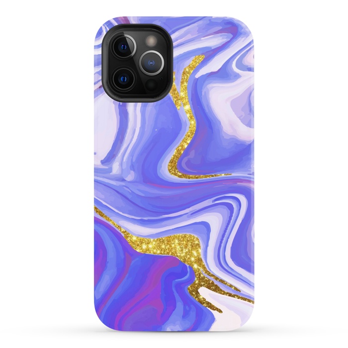 iPhone 12 Pro StrongFit Paint splash Colorful fluid by ArtsCase