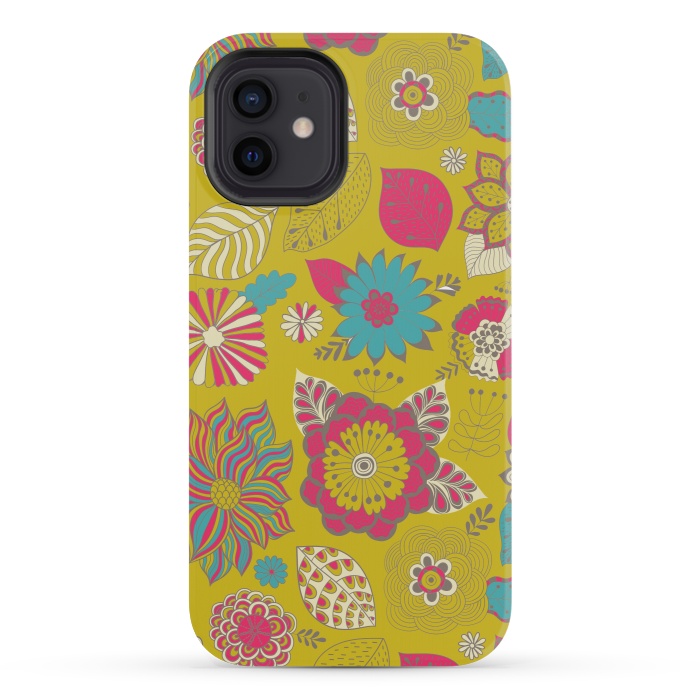 iPhone 12 mini StrongFit country flowers for summer by ArtsCase