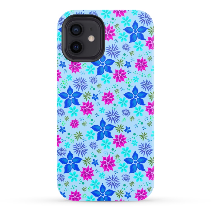 iPhone 12 StrongFit fantastic and floral colors in summer by ArtsCase